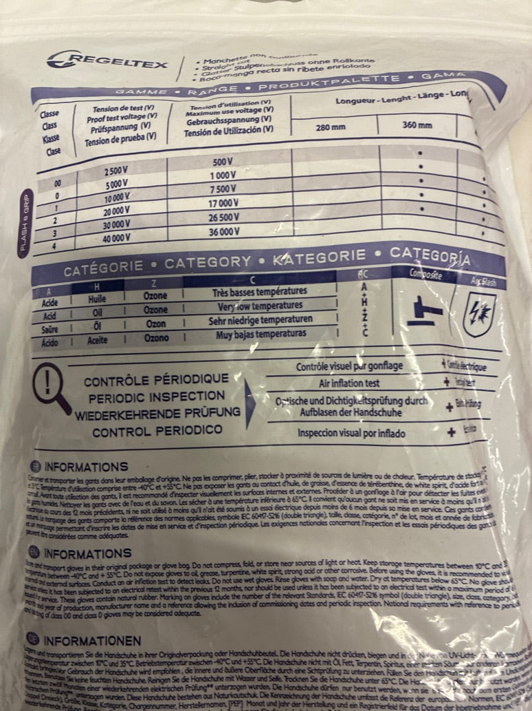 Regeltex gummihandsker